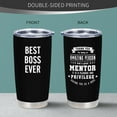 thumbnail image 6 of Boss Day Gifts for Men, Best Boss Ever Gifts, Cool Gifts for Bosses, Boss Appreciation Gifts, Funny Boss Gifts for Him, Farewell Gifts for Boss, Chrismas Gifts for Male Boss 20 oz Tumbler, 6 of 6