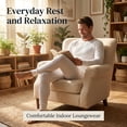 thumbnail image 5 of Men's 100% Cotton 2-Pc Long Thermal Underwear, White 3XL, 1 Set, 5 of 6
