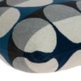 thumbnail image 3 of HomeRoots 334053 20 x 7 x 20 in. Transitional Gray & Blue Pillow Cover with Poly Insert, 3 of 5