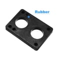 thumbnail image 3 of Unique Bargains 10mm / 3/8' Skateboard Riser Pads with Screw Kit PU Angled Wedge Shock Pads 29mm Mounting Bolt, Black, 2 Set, 3 of 5