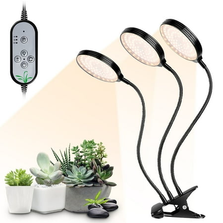 

Walmeck USB Plant Grow Light 234 LEDs Sunlight Full Spectrum Adjustable Desktop Clamp Growing Lamp for Indoor Plants 5 Dimmable Levels 4/8/12H Timer