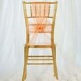 thumbnail image 3 of Efavormart 5pc x Wholesale Sheer Organza Chair Sashes Tie Bows  For Chairs -Catering Wedding Decoration - Orange, 3 of 3