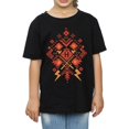 thumbnail image 3 of Harry Potter Girls Christmas Fair Isle Cotton T-Shirt, 3 of 5
