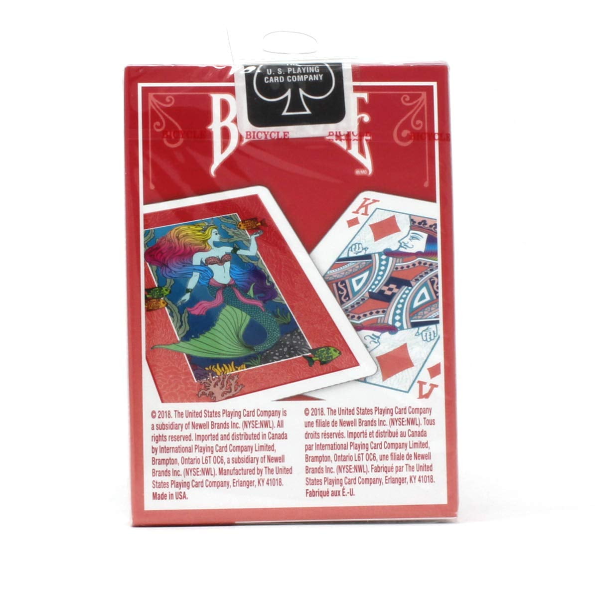 Bicycle Mermaid Coral Game Cards
