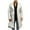 Gray, variant on ZQUUVOU Men's Fuzzy Sherpa Mid Length Coat Gentleman Winter Plush Button Down Front Cotton Coat Collared Coat With Pockets Overcoat Black
