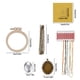 thumbnail image 2 of Kit de bordado para principiantes Coser a mano Colgantes de costura Collar DIY Herramienta de adorno de punto de cruz, Rojo oscuro Eigraketly  HA7380-01B, 2 of 6
