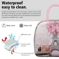 thumbnail image 3 of Pink Lunch Bag for Women Reusable Insulated Lunch Bags, Leakproof Cooler Food Lunch Tote Bag, Large Capacity Cute Lunch Box for Work School Travel Picnic, 3 of 7