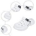 thumbnail image 4 of Rokment Mens Ortho Clogs Garden Shoes with Back Strap Lightweight Comfortable Chunky Pool Slides Bathroom Shower Water Sandals Closed Toe Beach Slippers, 4 of 7
