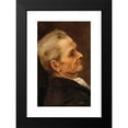thumbnail image 2 of Václav Brožík 11x14 Black Modern Framed Museum Art Print Titled - Men's Portrait, 2 of 5