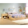 South Shore Basics Queen Platform Bed with Molding, 60'', Multiple Finishes