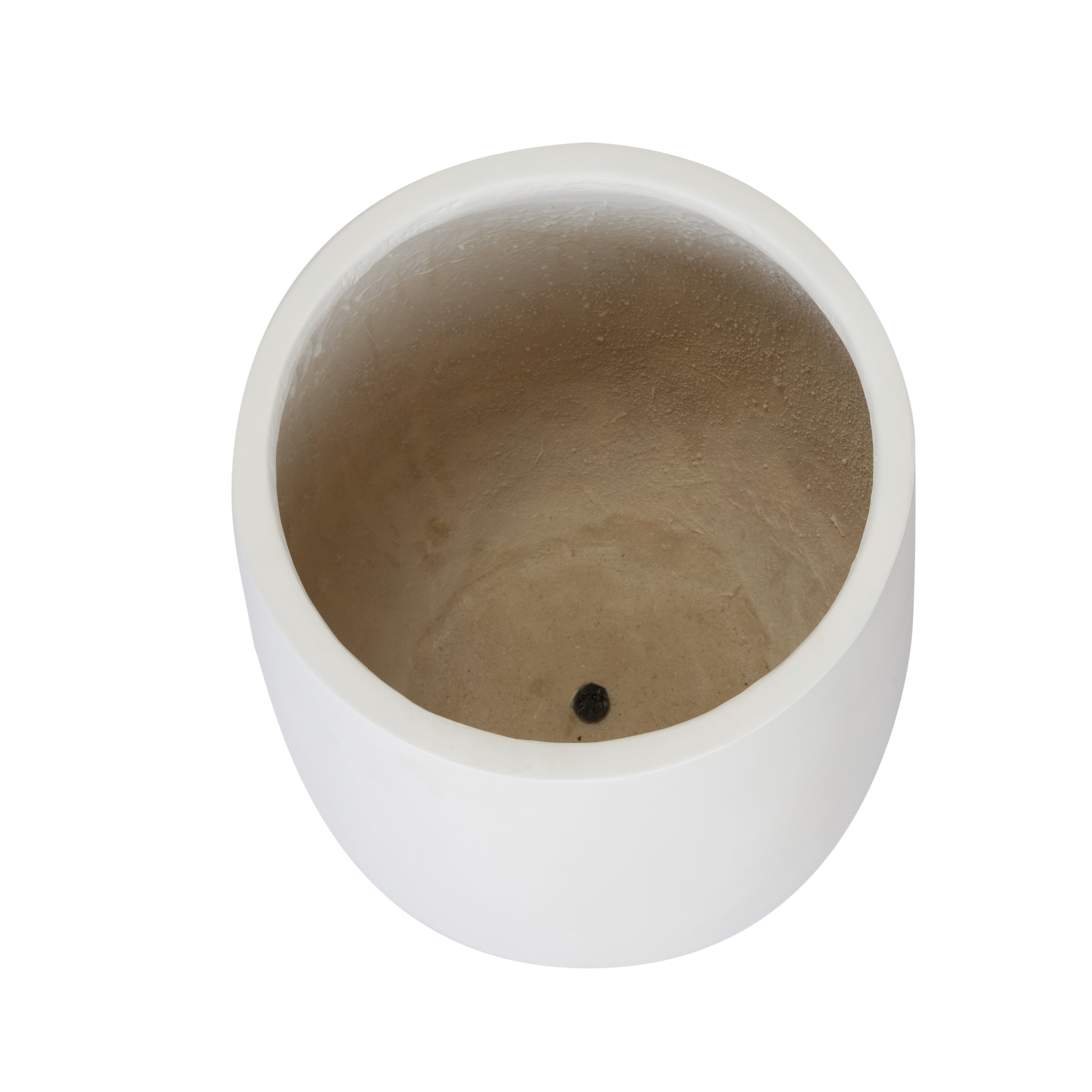 Nolan Modern Outdoor Planter - 24" White