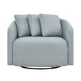 thumbnail image 5 of Beautiful Drew Accent Chair by Drew Barrymore, Cornflower Blue Boucle, 5 of 13