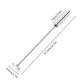 thumbnail image 3 of Stainless Steel Long Handle BBQ Grill Scraper Barbeque Brush Cleaning Tools, 3 of 8