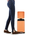 thumbnail image 7 of happimess Betty Retro Mini 3.2-Gallon Step-Open Trash Can, Carrot Cake, HPM1012K, 7 of 7