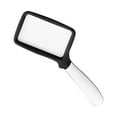 thumbnail image 2 of Lupa plegable de mano 3X | Lente rectangular de 4.35"x0.52" | 5 luces LED regulables | Mango plegable ligero | Ayuda para lectura de personas mayores | Brillante para periódicos y documentos | 1, 2 of 9