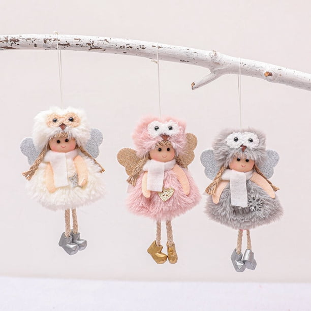 New Year 2023 Gifts Christmas Gnomes Angel Doll Navidad 2022 Xmas Tree Ornaments Christmas Decorations for Home Noel Natal DecorA PurpleChina He Qiyong unisex