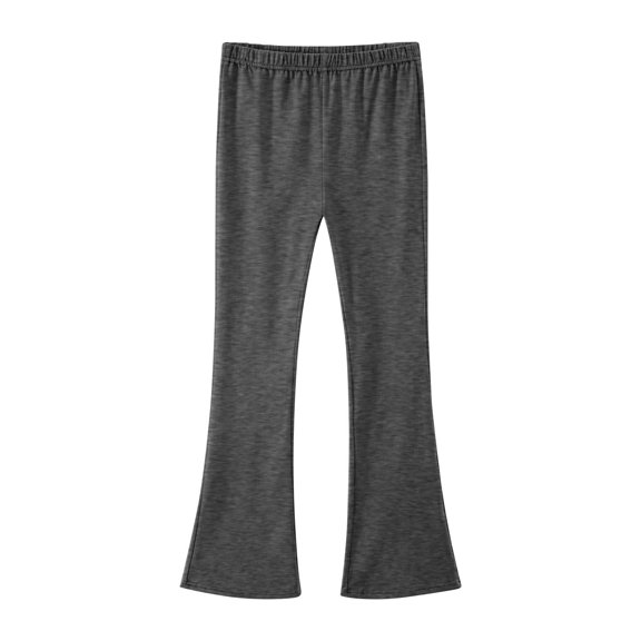 LRen Girls Bell Bottom Jeans,Girls High Waist Soft Stretch Casual Pants With Pockets Comfortable Everyday Wear for Kids