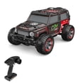 thumbnail image 1 of Carro de control remoto Coche de control remoto 1/10 2.4GHz Alta velocidad 65 km / h Todo terreno Camiones todoterreno 4WD Vehículo de motor sin escobillas Carreras Coche de escalada Regalos para niño Romacci Carro de control remoto, 1 of 7