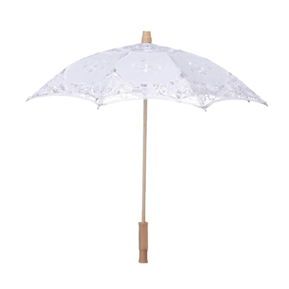 Lace Umbrella Fashion Wooden Handle Photography Umbrella for Women Wedding
