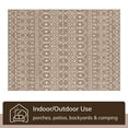 thumbnail image 4 of Well Woven Medusa Nord Nordic Lattice Pattern Outdoor Brown/Taupe 3'11" x 5'3" Area Rug, 4 of 8