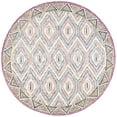 thumbnail image 4 of SAFAVIEH Aspen Jessamine Geometric Hexagons Wool Area Rug, Ivory/Rust, 5' x 8', 4 of 10