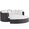 thumbnail image 2 of Modway Lit de Jour de Patio Extérieur Convene en Espresso Blanc, 2 of 4