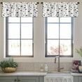thumbnail image 4 of LALILO Kitchen Curtain Valance Halloween Scenery With Old Rod Pocket Window Curtain 52"x 18" Set of 2, 4 of 7