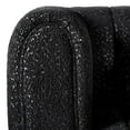 thumbnail image 6 of Furniture of America Totulem Boucle Fabric Channel Tufted Sofa in Black, 6 of 13
