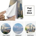 thumbnail image 4 of Peel and Stick Wallpaper Taipei city panorama Taiwan Modern Art Wall Mural Decor Self Adhesive and Removable 69in x 98in, 4 of 8