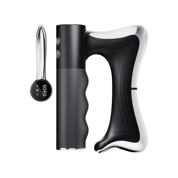 Leutsin Electric Muscle Scraper Tool with Vibration,Massage& Heat - Portable Gua Sha Massager for Full Body Muscle Recovery,Relaxation,and Pain Relief,Fascia Knife Massager for Deep Tissue