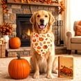 thumbnail image 2 of AYktou Fall Dog Bandanas, Thanksgiving Pet Bandana Reversible Adjustable Dog Neck Scarf, Cute Washable Pet Scarves for Halloween Holiday Parties Photography Medium Large Dogs Festive Dress Up, 2 of 6