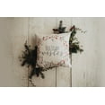 thumbnail image 4 of Mistletoe Kisses Wreath | Throw Pillow Cover | Best Friend Christmas Gift | Rustic Farmhouse Decor | Farmhouse Decor | Decorative Pillows for Couch, 4 of 10