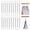 20-10 inch, variant on 20 Pack 10 Inch Metal Clothes Hanger Closet Organizer