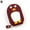 Red, variant on Crazyview Cute Penguins PU Credit Card Holder, PU Credit Card Holder Cartoon Penguin Wallet Bag, Multi-Slot Penguins Card Holder Coin Purse Zippered Small Coin Bag for Women Men D3S0