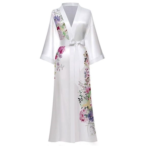 Women's Large Size Pajamas Home Clothes Three-quarter Sleeves One Size