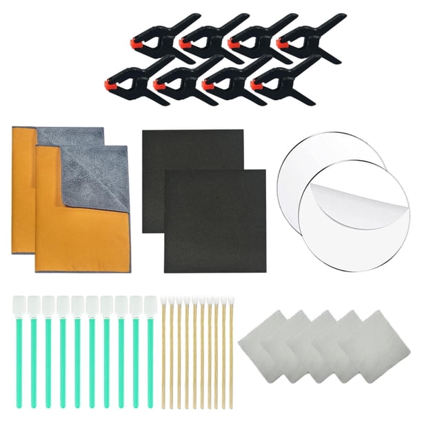 Kit de alisado, pulido y restauración, toalla portátil fácil de usar, abrazaderas multiusos, reparación de doblados