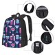 thumbnail image 2 of Easygdp Wine Glasses And Cocktails Mochila de Gran Capacidad Minimalista Ideal para Escuela, Viajes y Uso Diario, 2 of 6