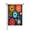 Color 5, variant on Amhnf Colorful Floral Pattern Linen Garden Flag For Home Outdoor Garden Yard Decor 12x18 inch
