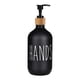 thumbnail image 2 of Dispensador de jabón manual, botella rellenable, contenedor reutilizable, botella de líquido de 500 ml manos negras, 2 of 9