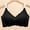 Black, variant on VONCOS Womens Seamless Wirefree Bralette Bra Ultra Comfort Wireless Lounge Sleep Everyday Nylon Spandex Adjustable Straps Beige,Size M