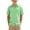 Mint Green, variant on kids button down shirt Children's Summer Turn-down Collar Short Sleeves T-shirt Top Kids