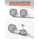 thumbnail image 3 of Pendiente de botón PROSTEEL Hombre Runas vikingas Piedra de nacimiento plata esterlina Abril Diamante cuadrado Hip Pop Punk Zirconia cúbica regalo joyería, 3 of 6