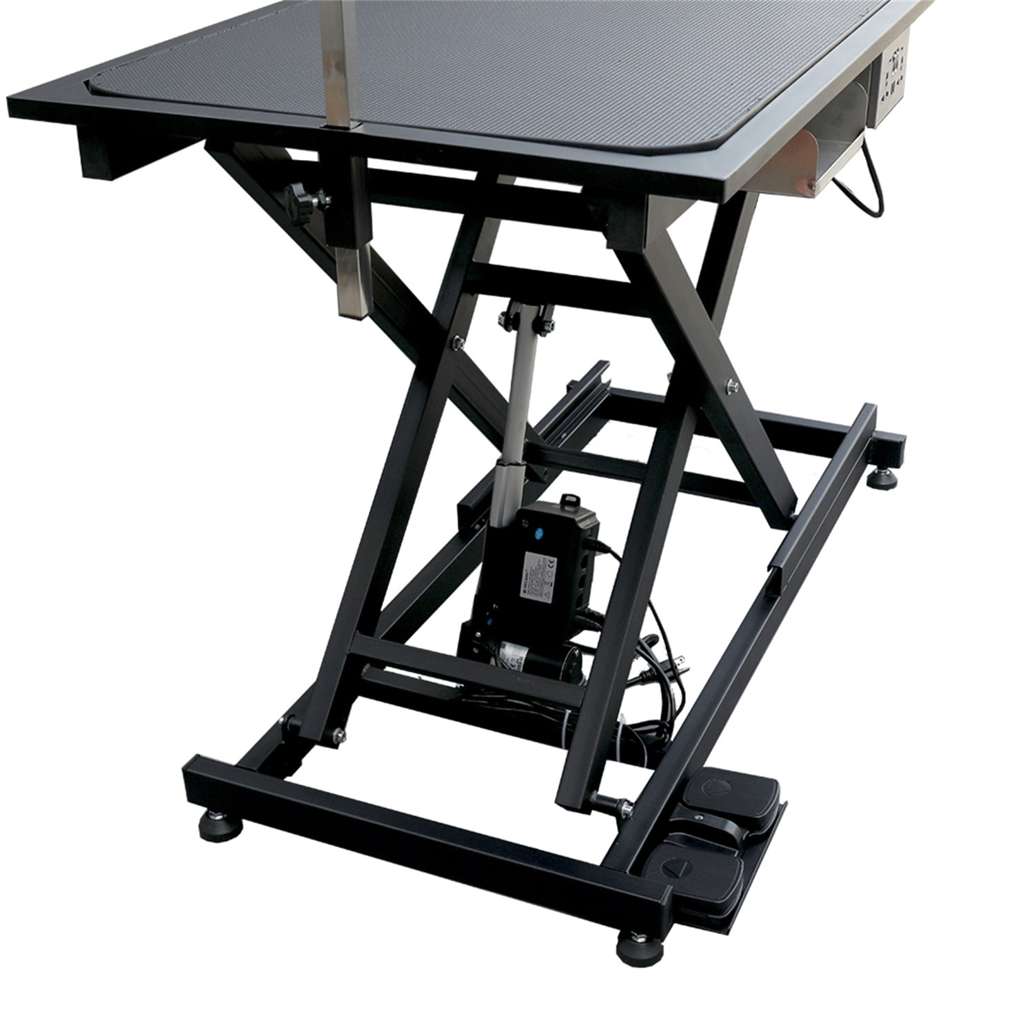 Pefilos 50" Heavy Duty Electric Lifting Pet Dog Grooming Table for Large Dogs with Powerful Motor 110V/220V Professional Hydraulic Drying Table, Height Adjust from 8" up to 36'', Black Pefilos 50" Heavy Duty Electric Lifting Pet Dog Grooming Table for Large Dogs with Powerful Motor 110V/220V Professional Hydraulic Drying Table, Height Adjust from 8" up to 36'', Black