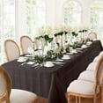 thumbnail image 4 of Newbridge Black Elegance Plaid Set of 4 Fabric Dining Room Party Napkins, 4 of 6