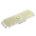 thumbnail image 2 of Silicone Faucet Guard Mat Kitchen Countertop Protector Slope Drying Rack for, 2 of 6