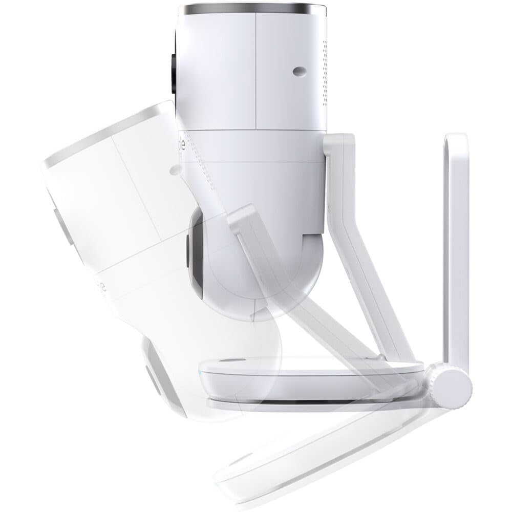 Hubble Connected Nursery Pal 1080p Video Baby Monitor with AI Motion Tracking, Wi-Fi, and LED Display, White
