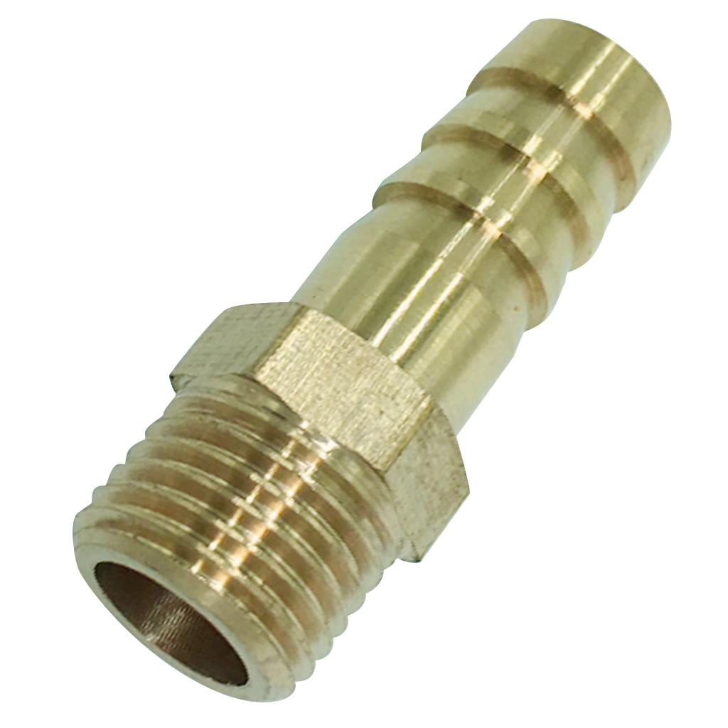 PACK OF 2 x BRASS 10mm COMPRESSION to 1/4" INCH BSP FEMALE FITTING PIPE ADAPTER 