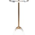 thumbnail image 3 of Round Acrylic Side Table with gold base 25"H x 12"W x 12"D , Acrylic Clear Side Table, Transparent Side Table, Round Acrylic Side Table, For Living Room, Entryway, Dining Room, Sofa Table, 3 of 3