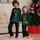 thumbnail image 3 of Europa y Estados Unidos árbol de Navidad ropa de casa de manga larga juego ropa entre padres e hijos vacaciones madre e hija, 3 of 5