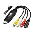 thumbnail image 3 of Tarjeta de captura de vídeos AV a USB 2,0, convertidor analógico a Digital, convertidor de Audio y vídeo para Juegos de para PC, enseñanza, reuniones Femenino, 3 of 8